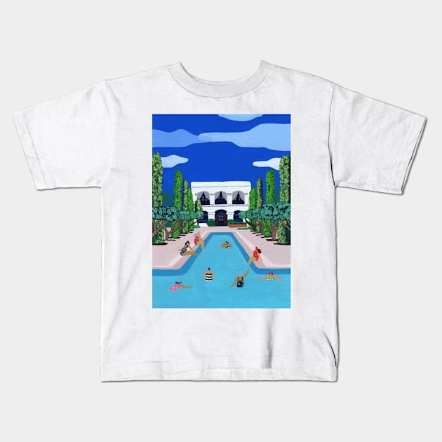 ca na xica ibiza Kids T-Shirt by HeloBirdie